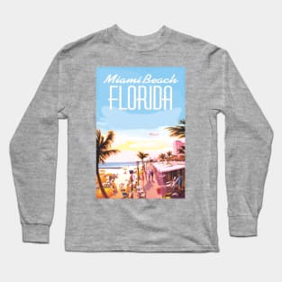 Miami Beach Long Sleeve T-Shirt